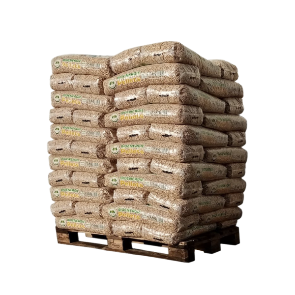 Bioenergie Holzpellets ENplus A1 DINplus 990 kg Palette 66x15 kg 6 mm Nadelholz Heizwert ≥4,6 kWh/kg Made in Germany