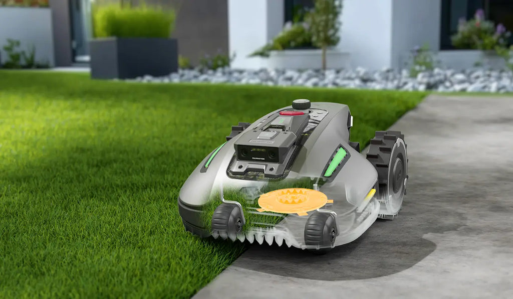 Mammotion YUKA 800 Mini Mähroboter KI-Vision ohne Begrenzungskabel bis 800 m² App-Steuerung Steigung 45 %