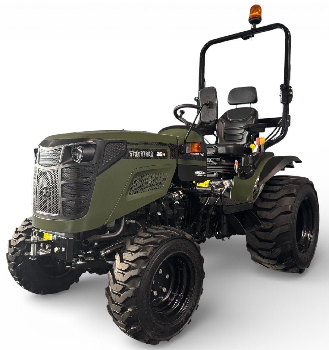 Startrac_26_HST_mit_Galaxy-Garden-Pro-Bereifun-2.jpg Startrac 26 HST Kleintraktor 25 PS Diesel – Hydrostat, Allrad, Mitsubishi Motor, Galaxy Garden Pro Bereifung – Bild 1
