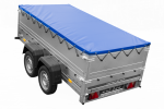 Anhänger mit zwei Achsen Garden Trailer 264/2 KIPP [inkl. zusätzliche Bordwände und Flachplane]-Neu – Bild 7