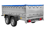 Anhänger mit zwei Achsen Garden Trailer 264/2 KIPP [inkl. zusätzliche Bordwände und Flachplane]-Neu – Bild 8