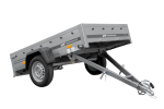Autoanhänger 200×125 UNITRAILER GARDEN 201 KIPP mit Gitterwänden, H-0-Rahmen und grauer Plane-Neu – Bild 4