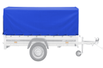 PKW-Anhänger 230×125 UNITRAILER GARDEN 230 FD mit BIS-Bordwänden, H-800-Gestell und blauer Plane-Neu – Bild 14