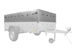 Autotransportanhänger auf Federn 230×125 UNITRAILER FORCE 230/R KIPP mit BIS-Seitenwänden, H-0-Rahmen und blauer Plane-Neu – Bild 18