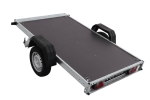 Einachsanhänger 230×125 UNITRAILER FORCE 230 KIPP mit Gitterseitenwänden, H-800 Rahmen und grauer Plane-Neu – Bild 14