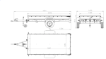 Einachsanhänger auf Federn 264×125 UNITRAILER GARDEN 264/R KIPP mit BIS-Seiten, H-0-Rahmen und grauer Plane-Neu – Bild 2