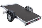 Einachsiger Anhänger auf Blattfedern 230×125 UNITRAILER FORCE 230/R KIPP mit BIS-Seitenwänden und Aluminiumabdeckung-Neu – Bild 14