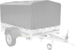 Einachsanhänger 200×125 UNITRAILER GARDEN 201 KIPP mit H-800 Rahmen und grauer Plane-Neu – Bild 15