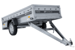 Autotransportanhänger 264×125 UNITRAILER FORCE 264 KIPP mit Gitterwänden, H-800 Rahmen und grauer Plane-Neu – Bild 21