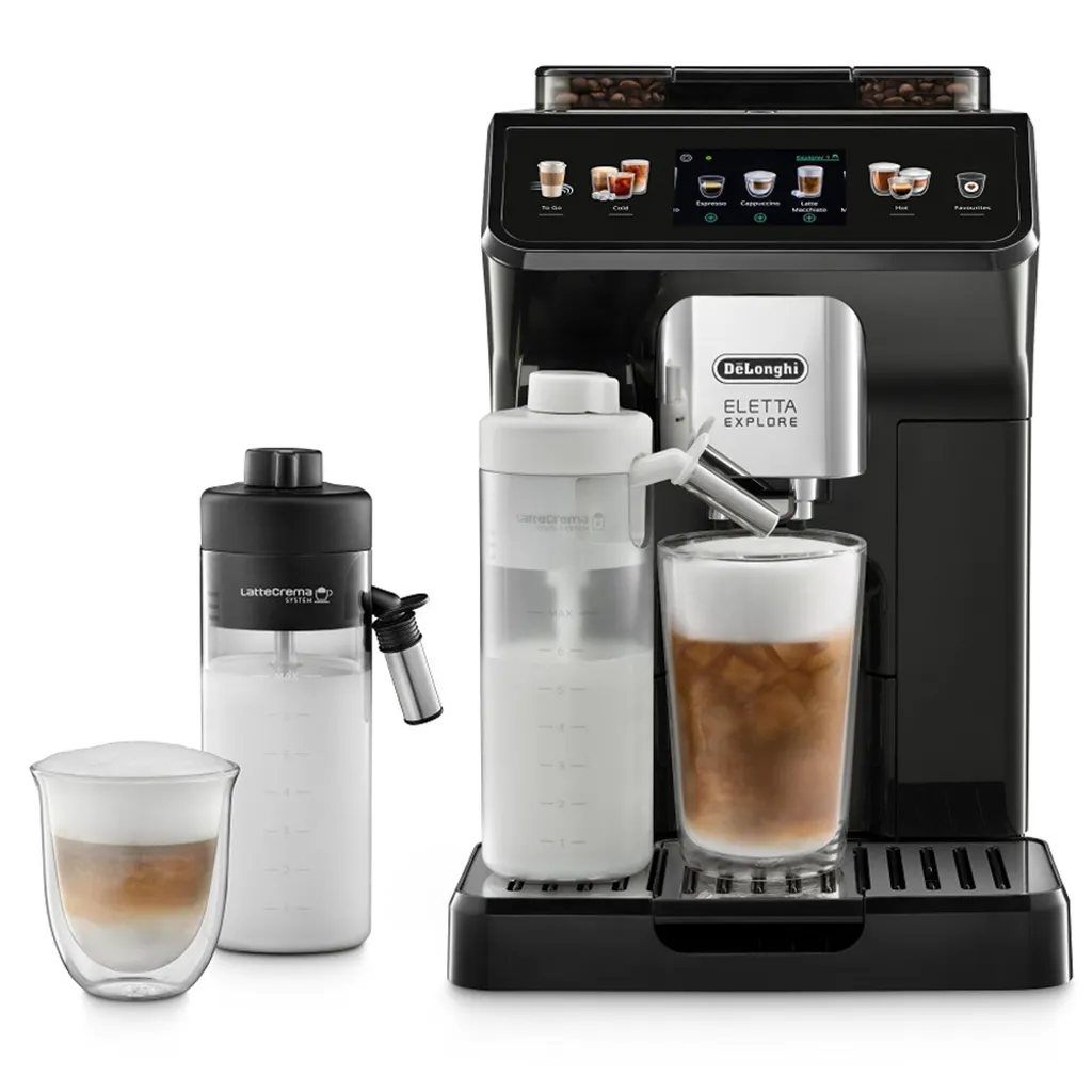 angebot4 De'Longhi Eletta Explore ECAM 450.55.G Kaffeevollautomat Grau – Bild 1